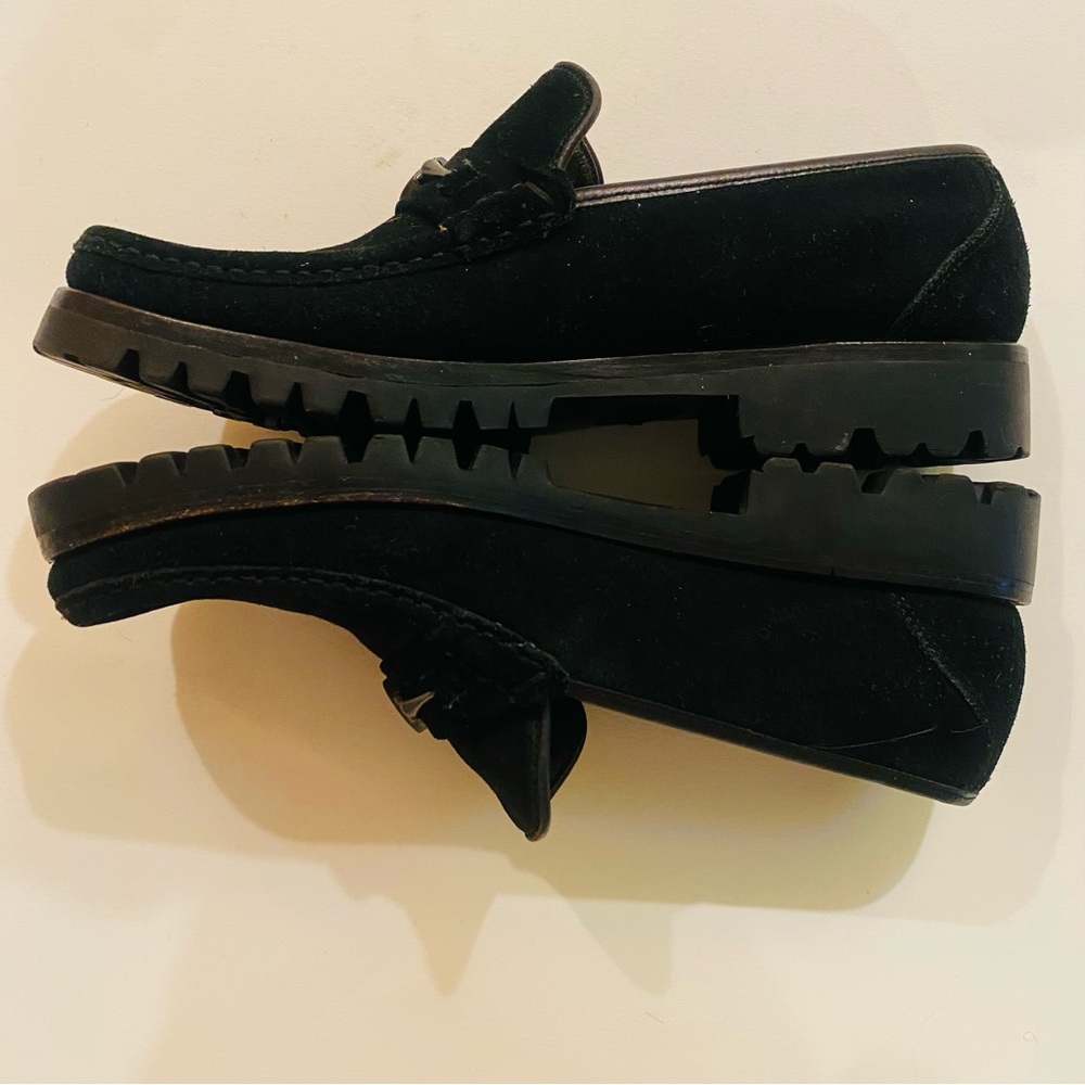 Salvador Ferragamo Women's Black Loafers